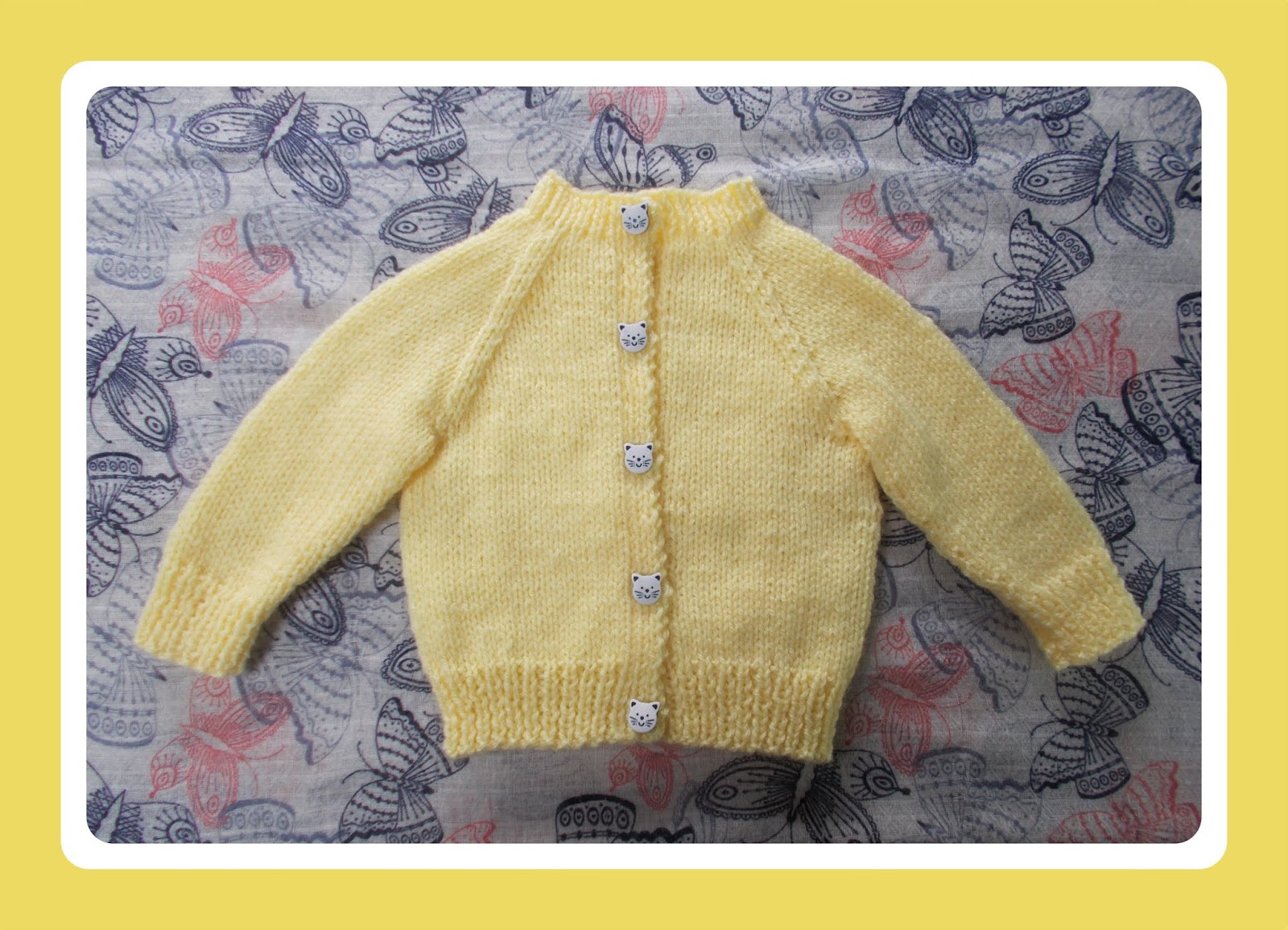 Marianna s Lazy Daisy Days Plain and Simple Baby Cardigan